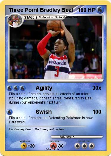 Pokemon Three Point Bradley Beal