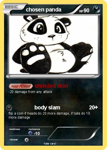 Pokemon chosen panda