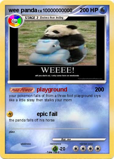 Pokemon wee panda