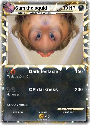 Pokemon Sam the squid