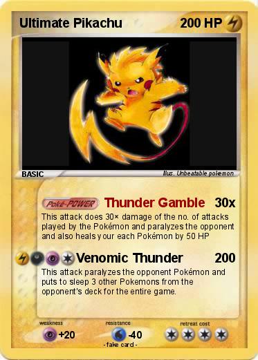 Pokemon Ultimate Pikachu
