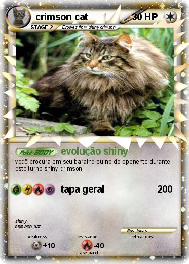 Pokemon crimson cat