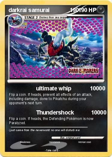 Pokemon darkrai samurai             190