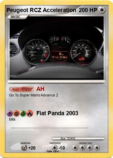 Pokemon Peugeot RCZ Acceleration