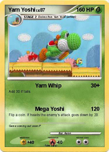 Pokemon Yarn Yoshi