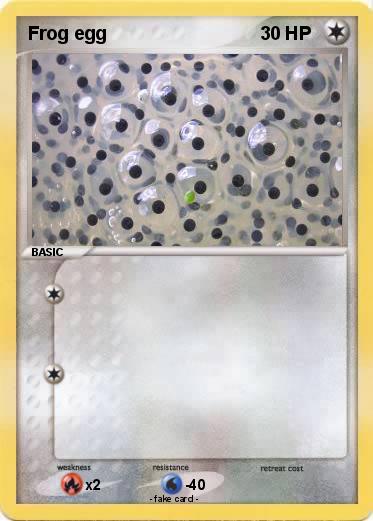 Pokemon Frog egg