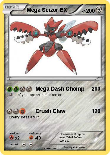Pokemon Mega Scizor EX