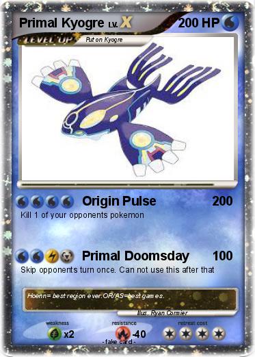 Pokemon Primal Kyogre