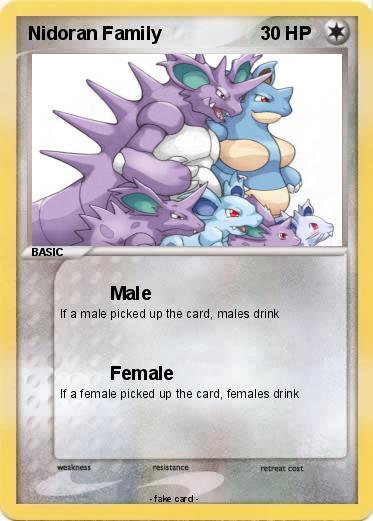 Pokemon Nidoran Family