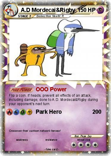 Pokemon A.D Mordecai&Rigby