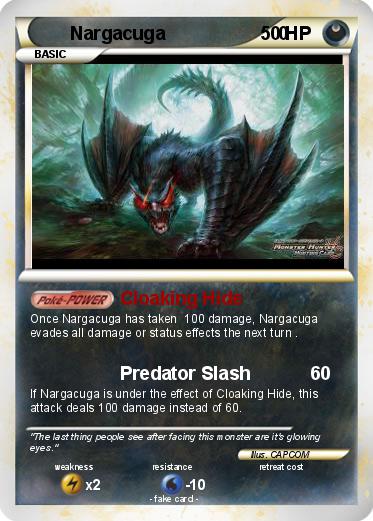 Pokemon Nargacuga                      0