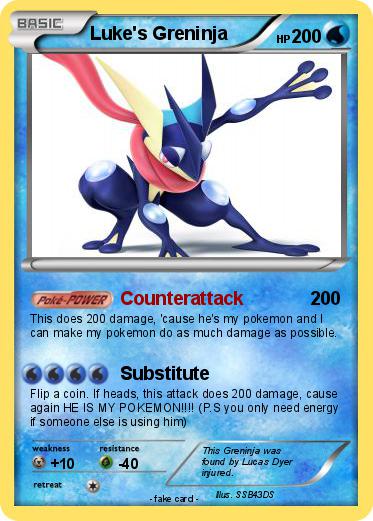 Pokemon Luke's Greninja