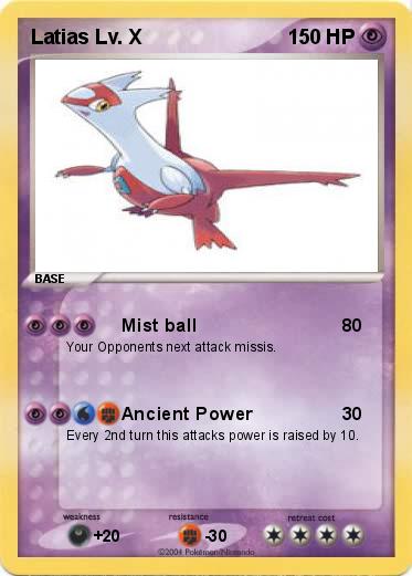 Pokemon Latias Lv. X