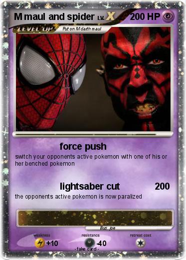 Pokemon M maul and spider