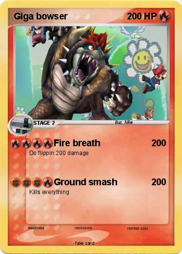 Pokemon Giga bowser
