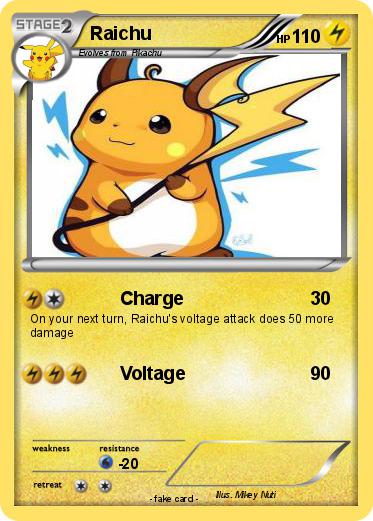 Pokemon Raichu