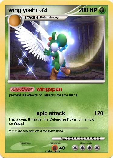 Pokemon wing yoshi
