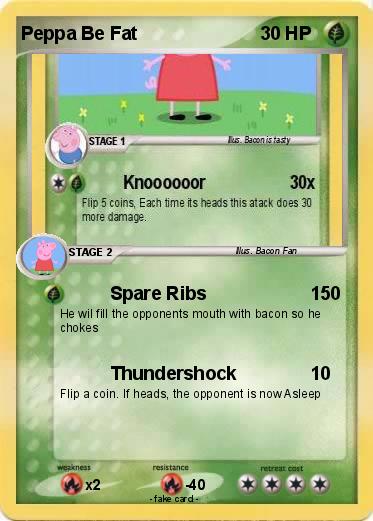 Pokemon Peppa Be Fat