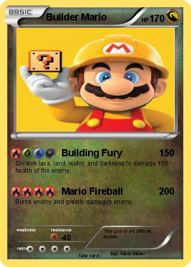 Pokemon Builder Mario