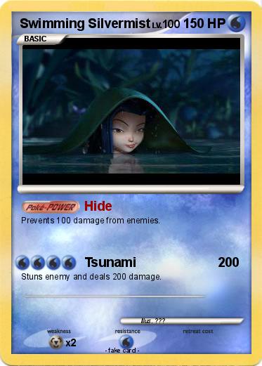 Pokemon Swimming Silvermist