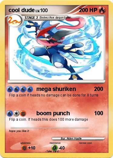 Pokemon cool dude