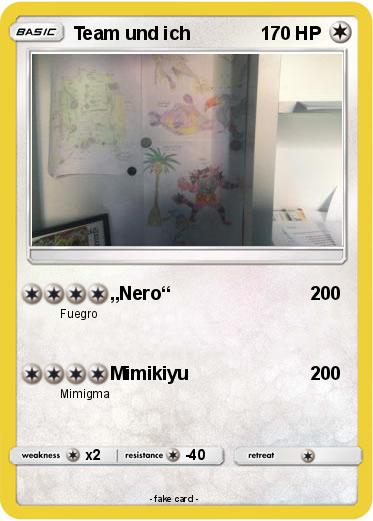 Pokemon Team und ich