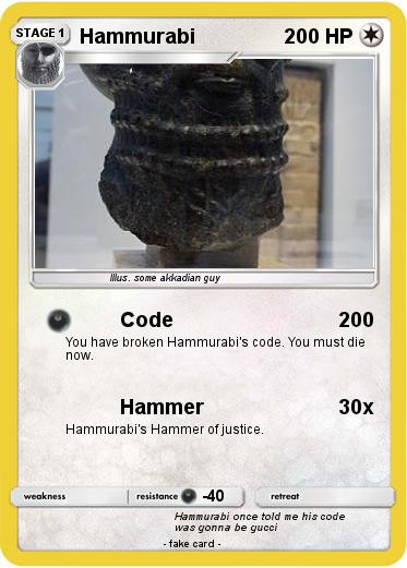 Pokemon Hammurabi