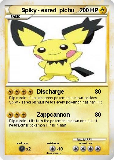 Pokemon Spiky - eared  pichu