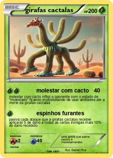 Pokemon girafas cactalas