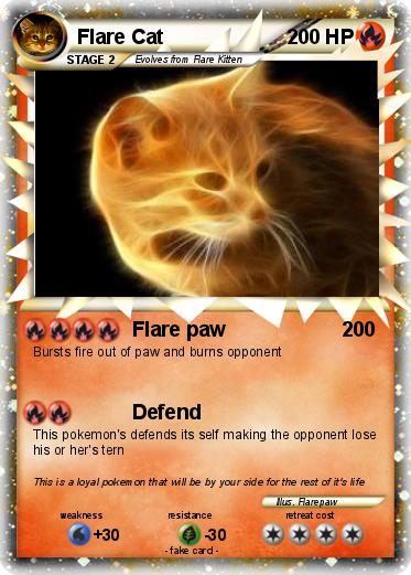 Pokemon Flare Cat