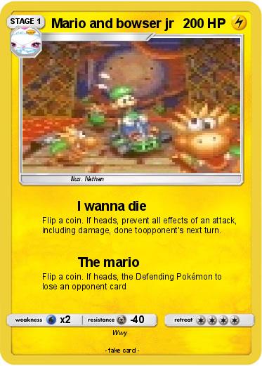 Pokemon Mario and bowser jr