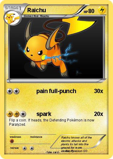 Pokemon Raichu
