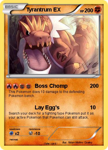 Pokemon Tyrantrum EX