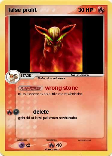 Pokemon false profit