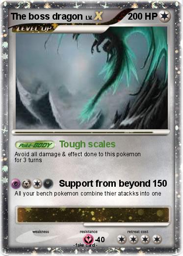 Pokemon The boss dragon