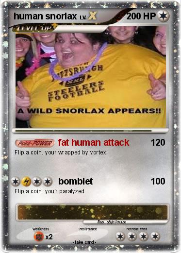 Pokemon human snorlax