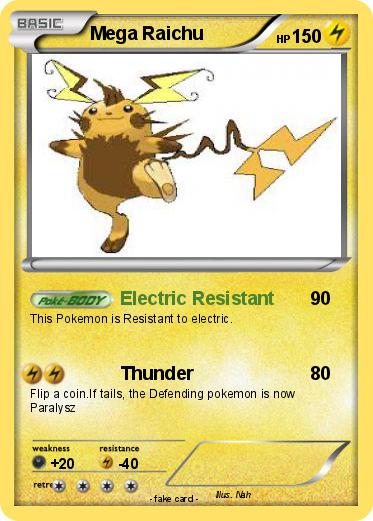 Pokemon Mega Raichu
