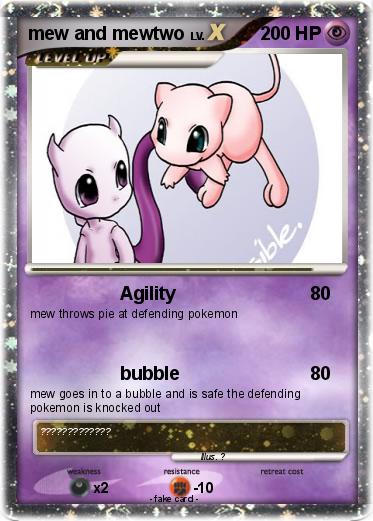 Pokemon mew and mewtwo