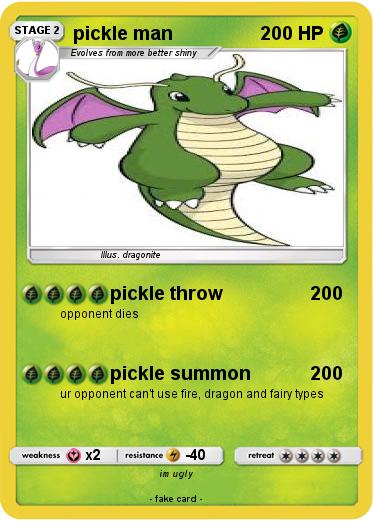 Pokemon pickle man