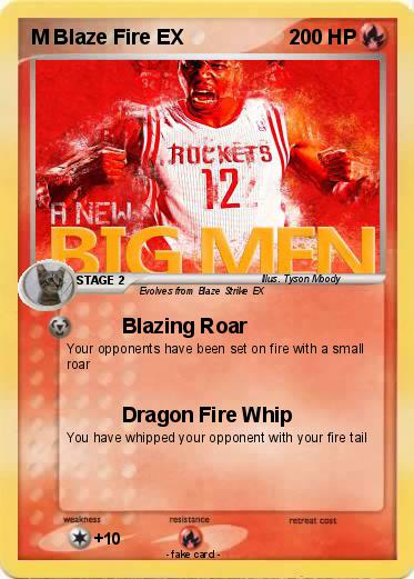 Pokemon M Blaze Fire EX