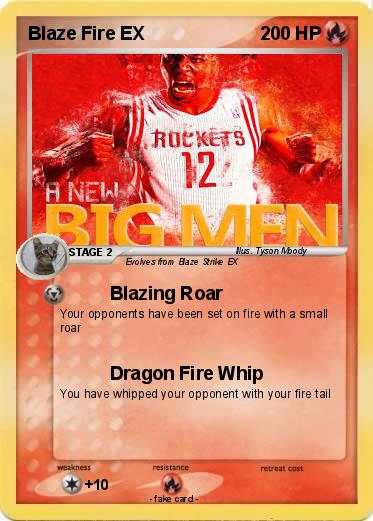 Pokemon Blaze Fire EX