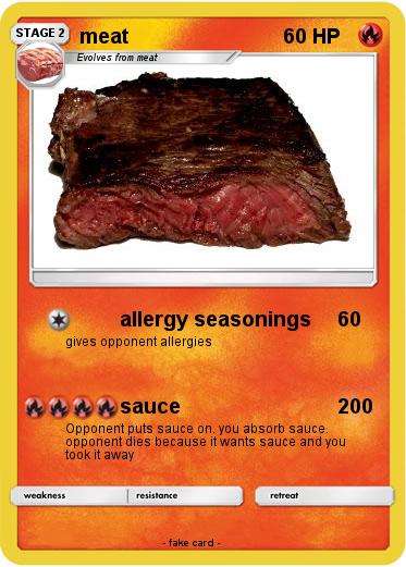 Pokemon meat
