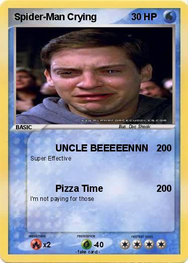 Pokemon Spider-Man Crying