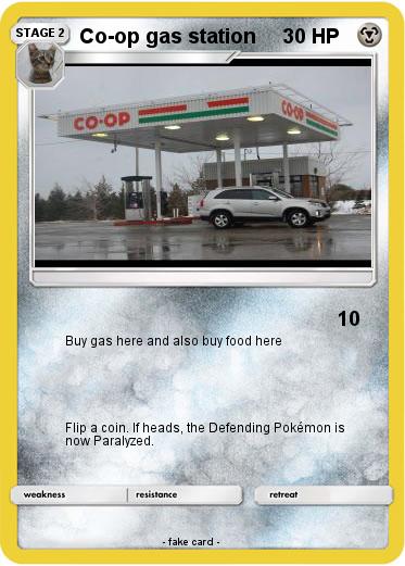 Pokemon Co-op gas station