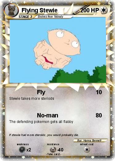 Pokemon Flying Stewie
