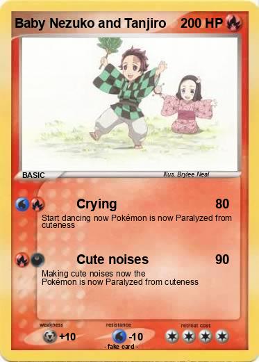 Pokemon Baby Nezuko and Tanjiro