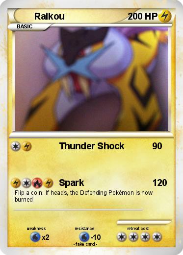 Pokemon Raikou