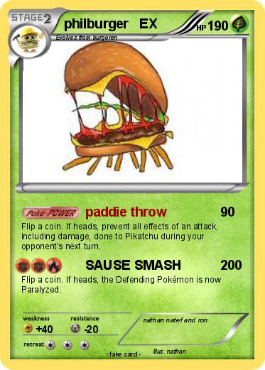 Pokemon philburger   EX