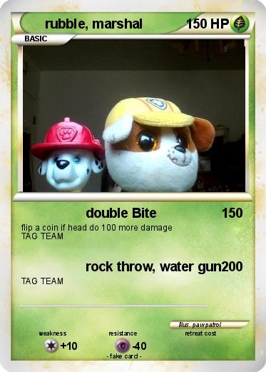 Pokemon rubble, marshal