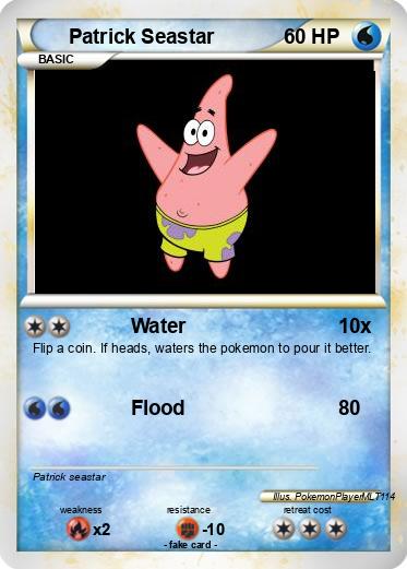 Pokemon Patrick Seastar